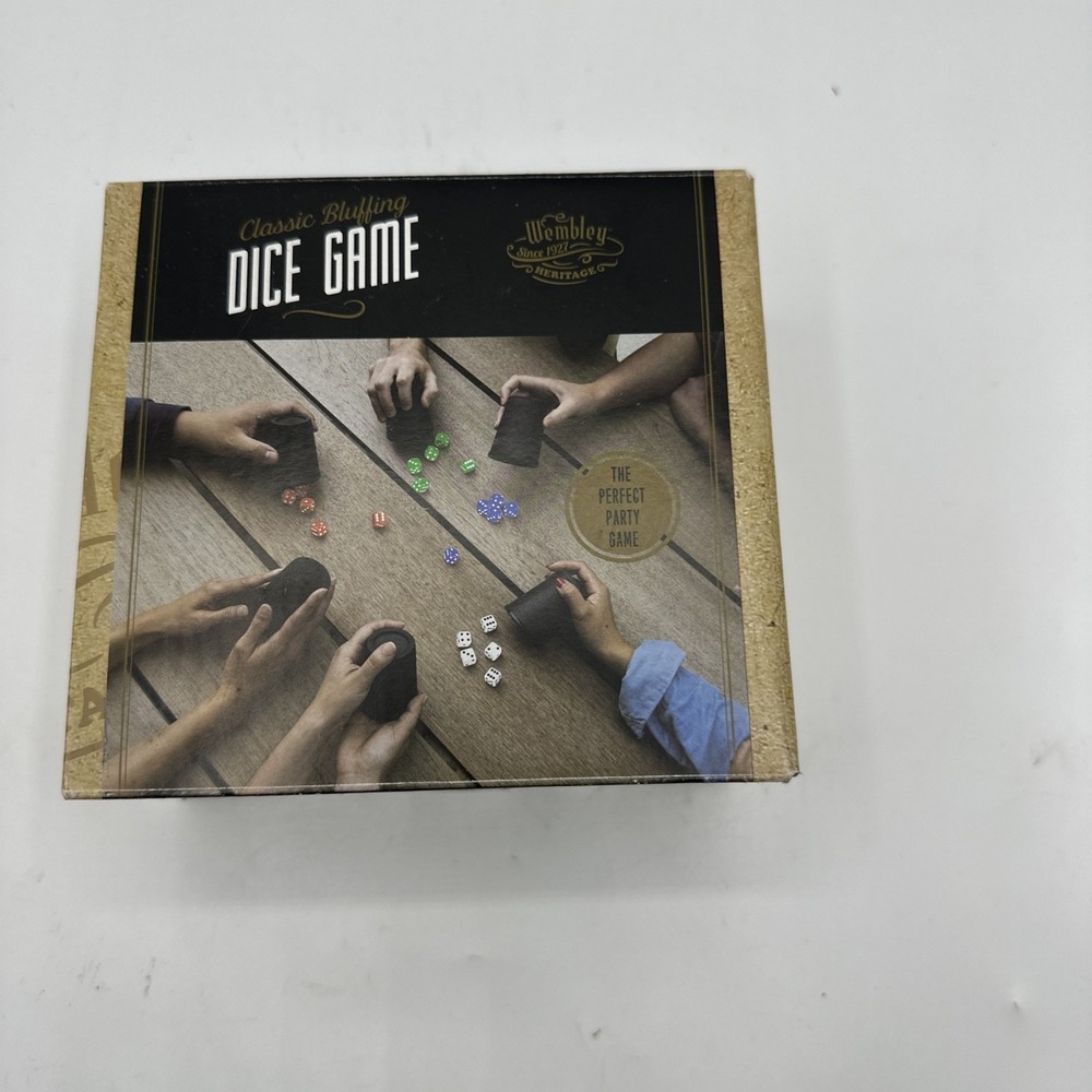 Wembley Heritage Classic Bluffing Dice Game The Perfect Bluffing Game. 2019